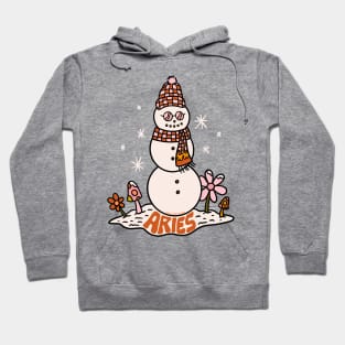 Aries Snowman Hoodie